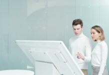 The booth captivated visitors with interactive content The booth captivated visitors with interactive content.